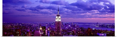 Aerial view of a city, Rockefeller Center, Midtown Manhattan, Manhattan, New York City, New York State,