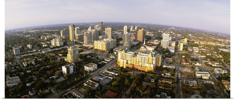 Aerial view of a cityscape, Fort Lauderdale, Florida