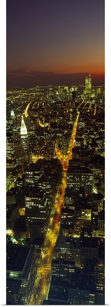 Aerial view of a cityscape, World Trade Center, Lower Manhattan, Manhattan, New York City, New York State, USA