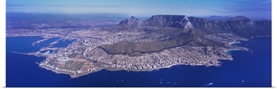 Aerial view of an island, Cape Town, Western Cape Province, South Africa