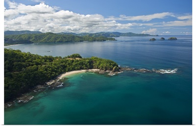 Aerial view of the coast, La Punta Papagayo, Gulf Of Papagayo, Guanacaste, Costa Rica