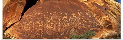 Ancient Petroglyphs at Newspaper Rock Utah