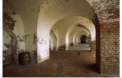 Archway in a fort, Fort Pulaski, Savannah, Georgia