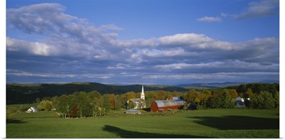 Barn in a field, Vermont, New England