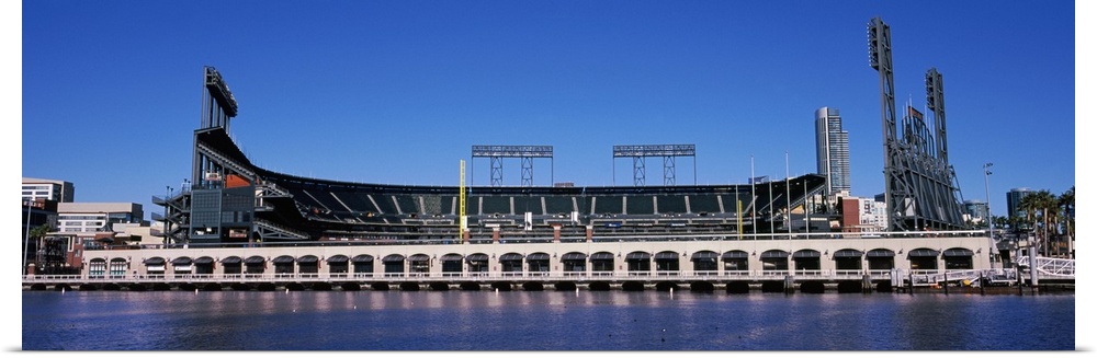 Baseball park at the waterfront, AT&T Park, 24 Willie Mays Plaza, San Francisco, California, USA