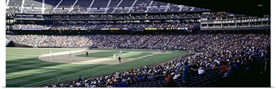 Baseball players playing baseball in a stadium Safeco Field Seattle King County Washington State