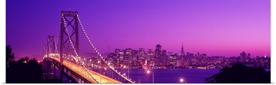 Bay Bridge And San Francisco Bay San Francisco CA