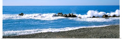 Beach Chiavari Liguria Italy