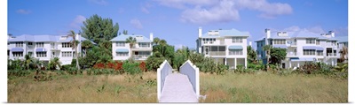 Beach houses, Sanibel Island, Florida