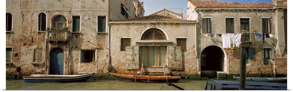 Boats in a canal, Grand Canal, Rio Della Pieta, Venice, Italy