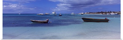 Boats in the sea, Blowing Point, Anguilla