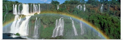 Brazil, Iguacu National Park, Iguacu Falls, rainbow