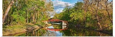 Bridge across Delaware Canal, Washington Crossing State Park, Pennsylvania