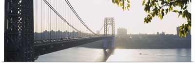 Bridge across the river, George Washington Bridge, New York City, New York State