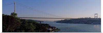 Bridge across the sea, Fatih Sultan Mehmet Bridge, Bosphorus, Istanbul, Turkey