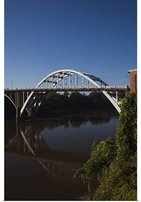 Bridge over a river, Edmund Pettus Bridge, Alabama River, Selma, Alabama