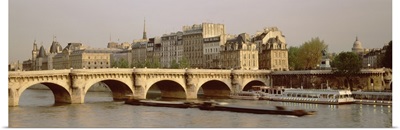 Bridge over a river, Pont Neuf Bridge, Paris, France