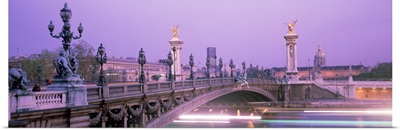 Bridge over a river, Seine River, Paris, France