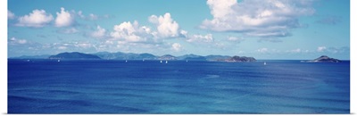 British Virgin Islands, Boats in the sea
