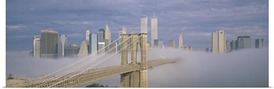 Brooklyn Bridge and Manhattan New York NY