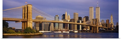 Brooklyn Bridge Skyline New York City NY