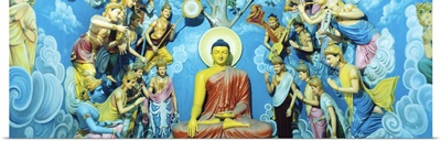 Buddhist Temple Sri Pushparama Sri Lanka