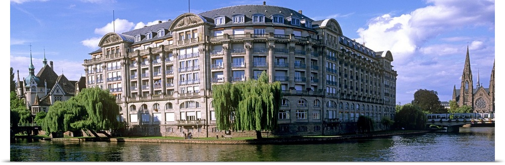 Building at the waterfront, Strasbourg, France