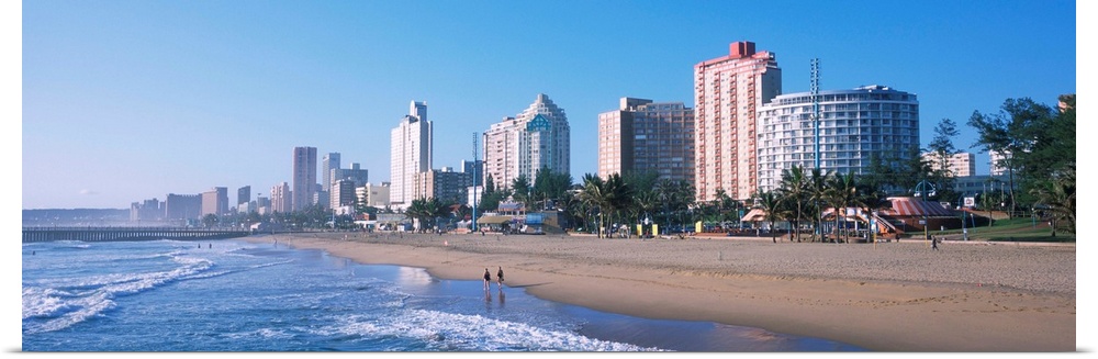 Buildings at the beachfront, Golden Mile, Durban, South Africa