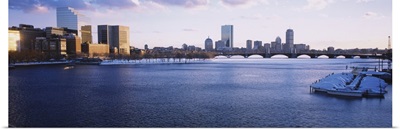 Buildings at the waterfront, Charles River, Boston, Massachusetts