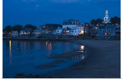 Buildings at the waterfront, Front Beach, Rockport, Cape Ann, Massachusetts