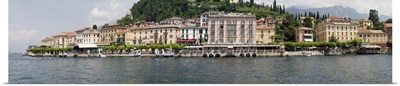 Buildings at the waterfront Lake Como Bellagio Como Lombardy Italy