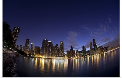 Buildings at the waterfront, Lake Michigan, Chicago, Cook County, Illinois