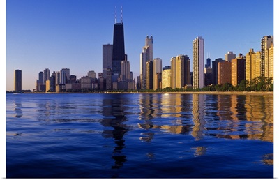 Buildings at the waterfront, Lake Michigan, Chicago, Cook County, Illinois