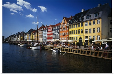 Buildings at the waterfront, Nyhavn, Copenhagen, Denmark