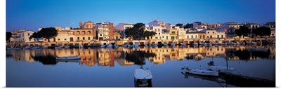 Buildings at the waterfront, Porto, Majorca, Spain