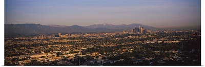 Buildings in a city, Hollywood, San Gabriel Mountains, City Of Los Angeles, Los Angeles County, California