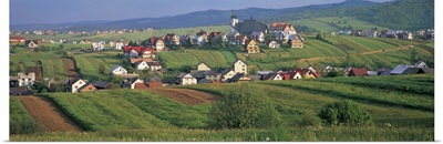 Buildings in a town, Kluszkowce, Tatra Mountains, Poland