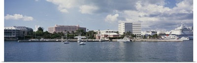 Buildings on the waterfront, Hamilton, Bermuda