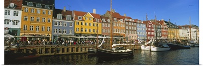 Buildings on the waterfront, Nyhavn, Copenhagen, Denmark