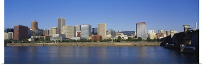 Buildings on the waterfront, Portland, Oregon