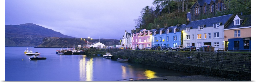 Buildings on the waterfront, Portree, Isle of Skye, Scotland