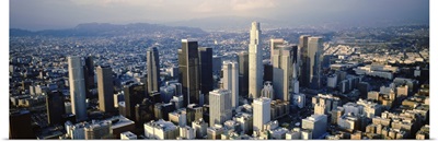 California, Los Angeles, Aerial view of the city
