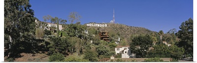 California, Los Angeles, Hollywood Sign at Hollywood Hills