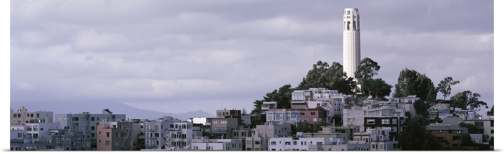 California, San Francisco, Coit Tower on Telegraph Hill