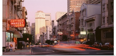 California, San Francisco, Evening Traffic