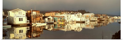 California, Sausalito, houseboats