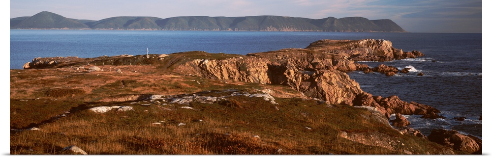 Canada, Nova Scotia, Cape Breton Island, Atlantic Ocean, Rocks at White Point beach
