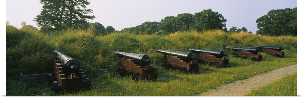 Cannons Yorktown Battlefield Yorktown VA