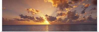 Caribbean Sea, Cayman Islands, Seven Mile Beach, Sunset