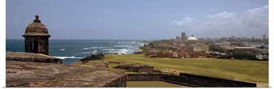 Castle on the coast, Castillo De San Cristobal, Old San Juan, San Juan, Puerto Rico